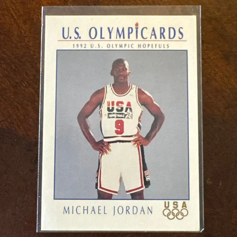 Vintage Michael Jordan 1992 U.S. Olympic card #12